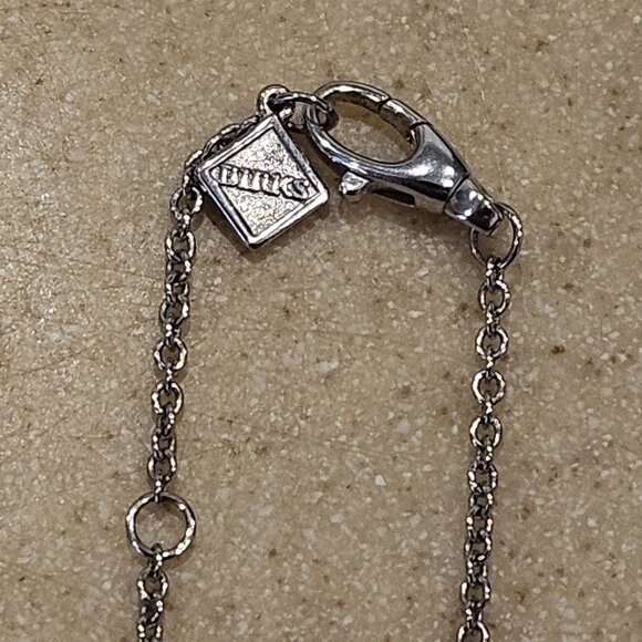 BIRKS MAYORS 925 SILVER 3 RING MUSE CLOVER QUATREFOIL PIERCED NECKLACE CHAIN - Picture 4 of 13